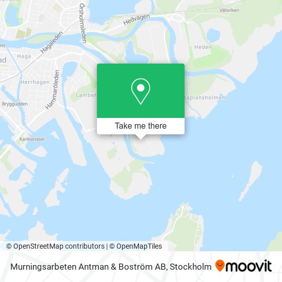 Murningsarbeten Antman & Boström AB map