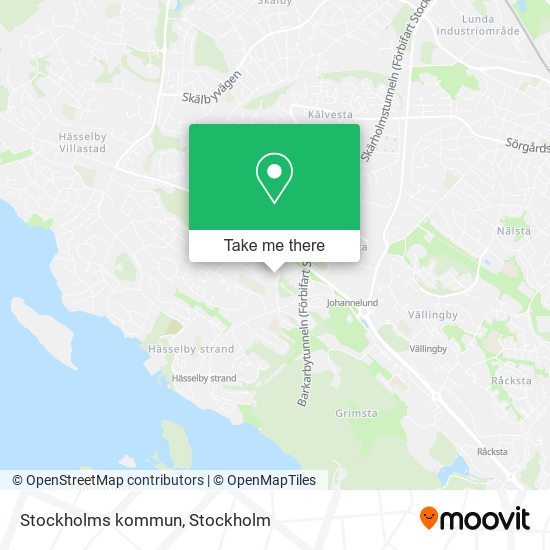 Stockholms kommun map