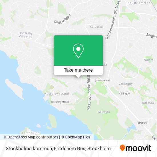 Stockholms kommun, Fritdshem Bus map