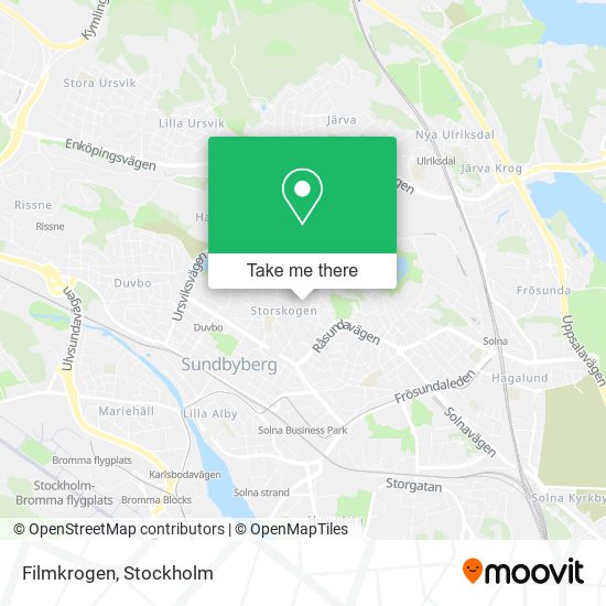 Filmkrogen map