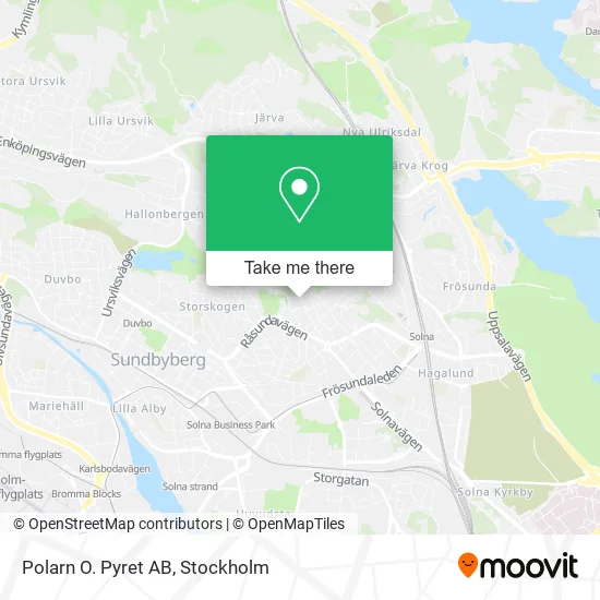 Polarn O. Pyret AB map