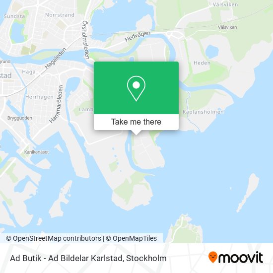 Ad Butik - Ad Bildelar Karlstad map