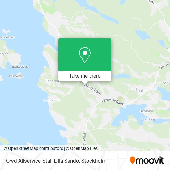 Gwd Allservice-Stall Lilla Sandö map