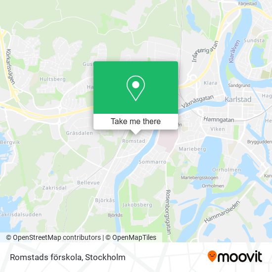 Romstads förskola map