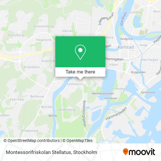 Montessorifriskolan Stellatus map