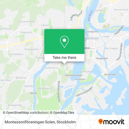 Montessoriföreningen Solen map