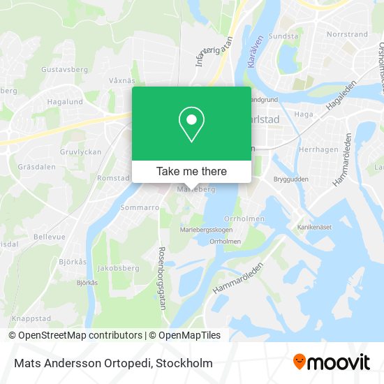 Mats Andersson Ortopedi map