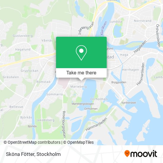 Sköna Fötter map