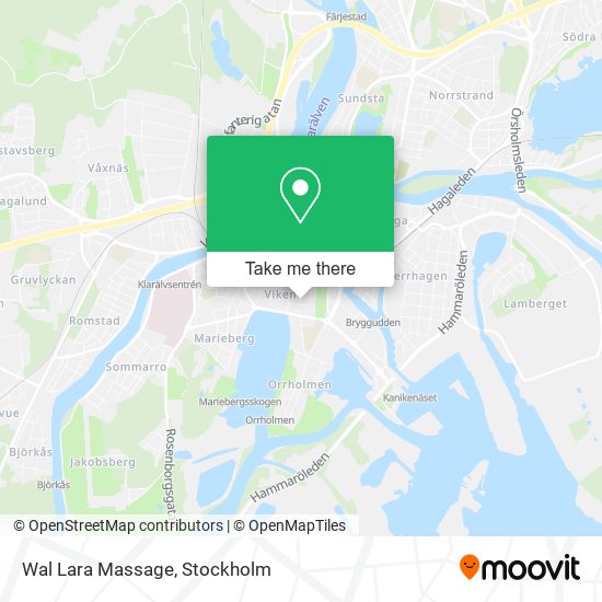 Wal Lara Massage map