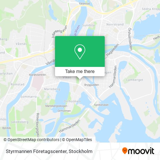 Styrmannen Företagscenter map