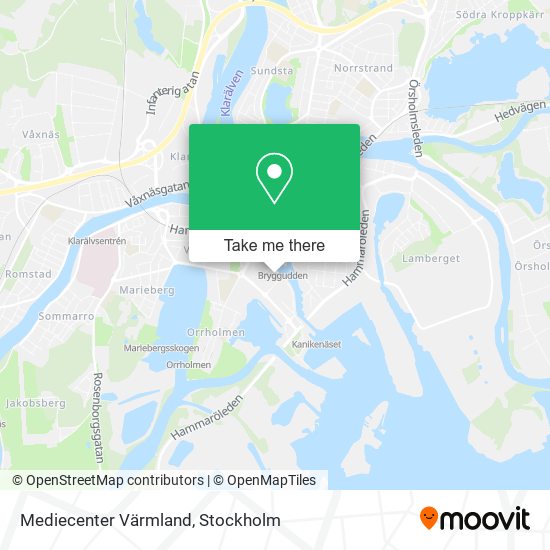 Mediecenter Värmland map