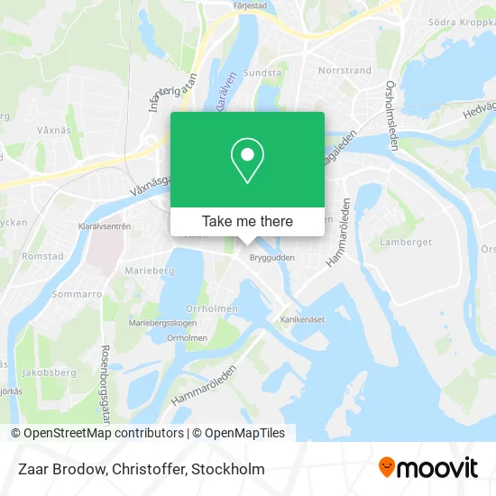 Zaar Brodow, Christoffer map