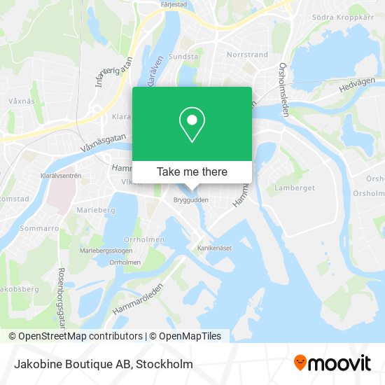 Jakobine Boutique AB map