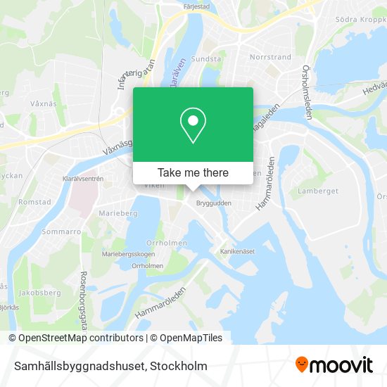 Samhãllsbyggnadshuset map
