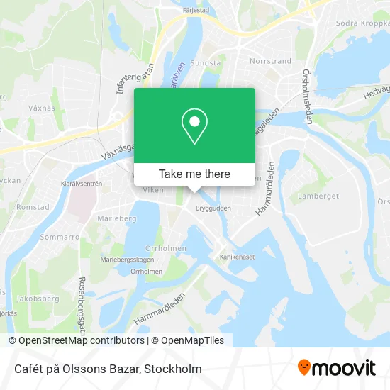Cafét på Olssons Bazar map