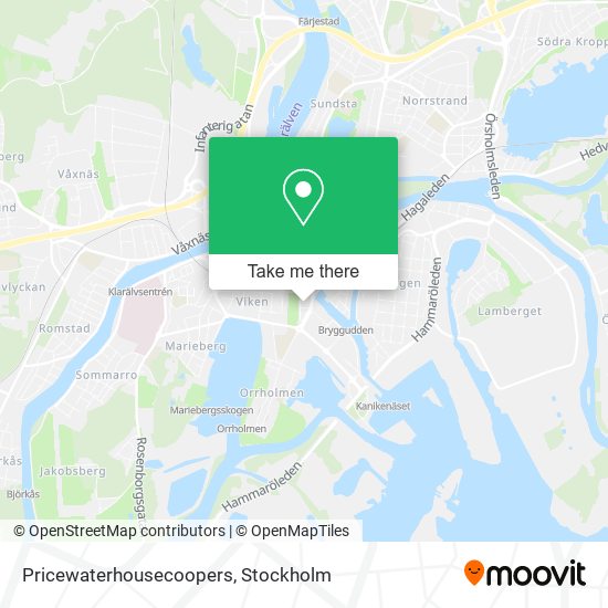 Pricewaterhousecoopers map