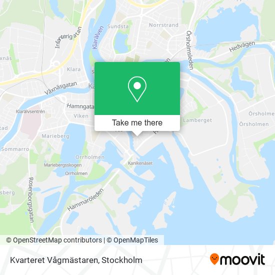 Kvarteret Vågmästaren map