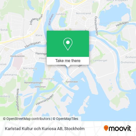 Karlstad Kultur och Kuriosa AB map