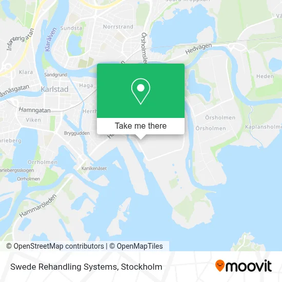 Swede Rehandling Systems map