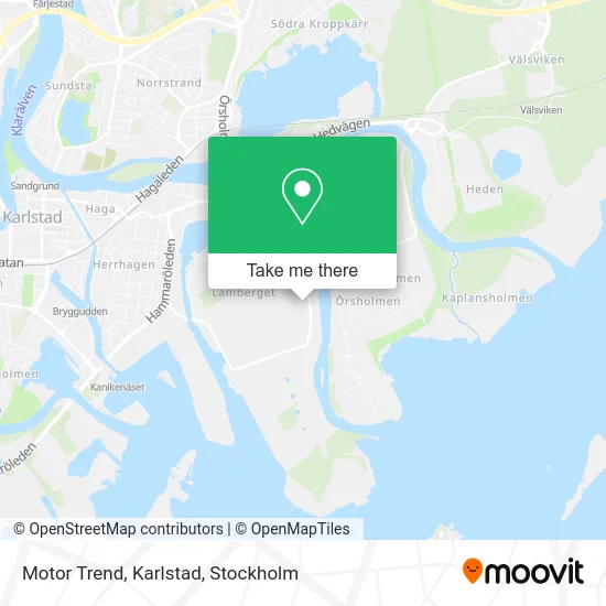 Motor Trend, Karlstad map