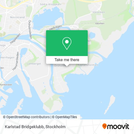 Karlstad Bridgeklubb map