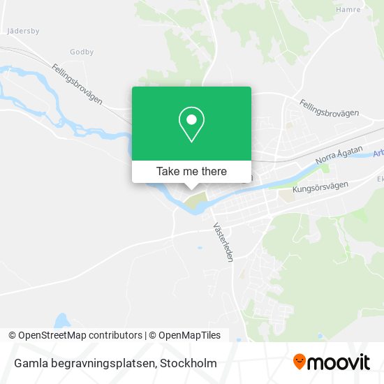 Gamla begravningsplatsen map