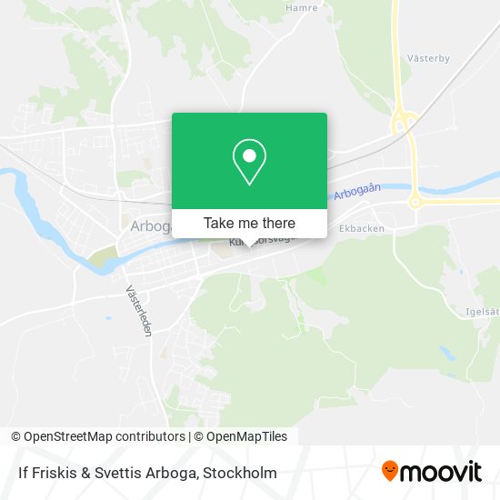 If Friskis & Svettis Arboga map