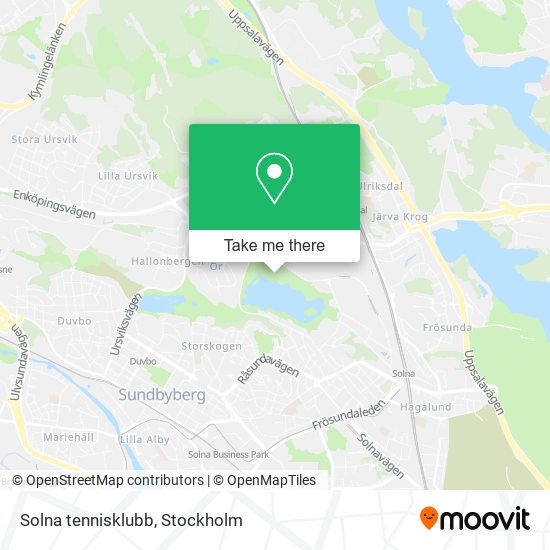 Solna tennisklubb map