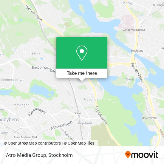 Atro Media Group map