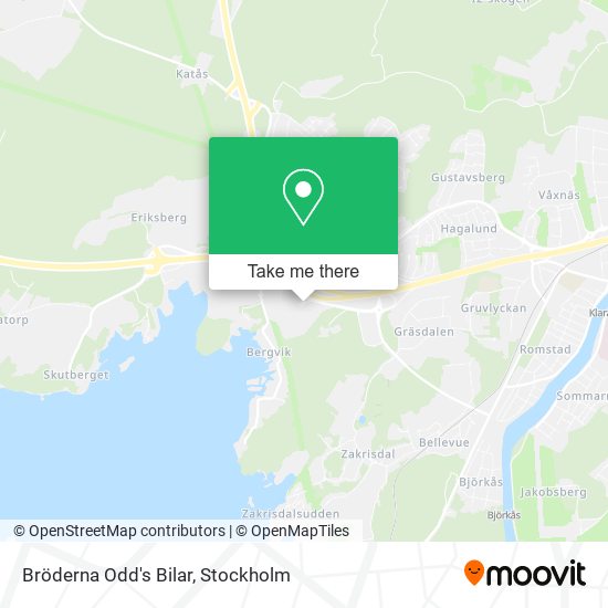 Bröderna Odd's Bilar map