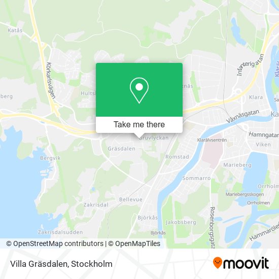 Villa Gräsdalen map