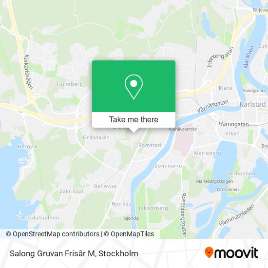 Salong Gruvan Frisãr M map
