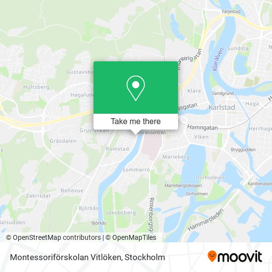 Montessoriförskolan Vitlöken map