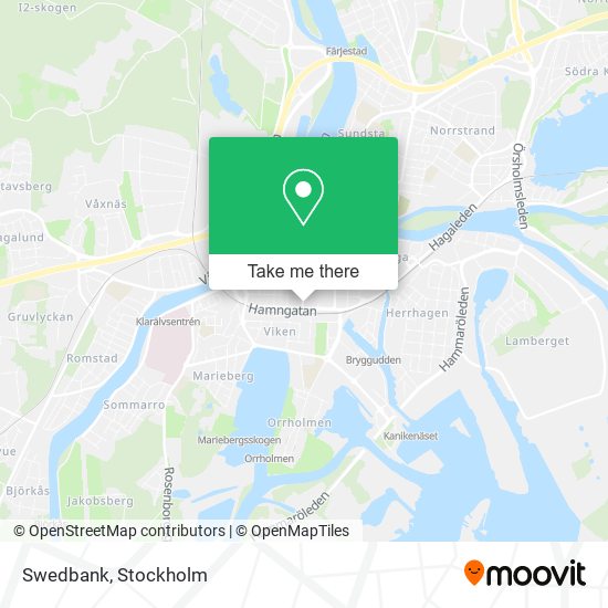 Swedbank map