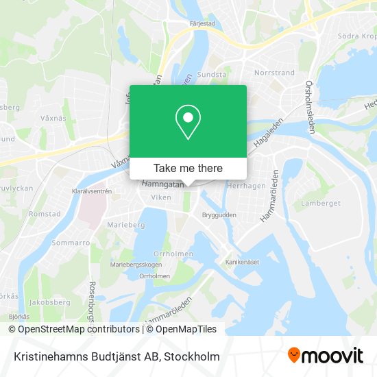 Kristinehamns Budtjänst AB map