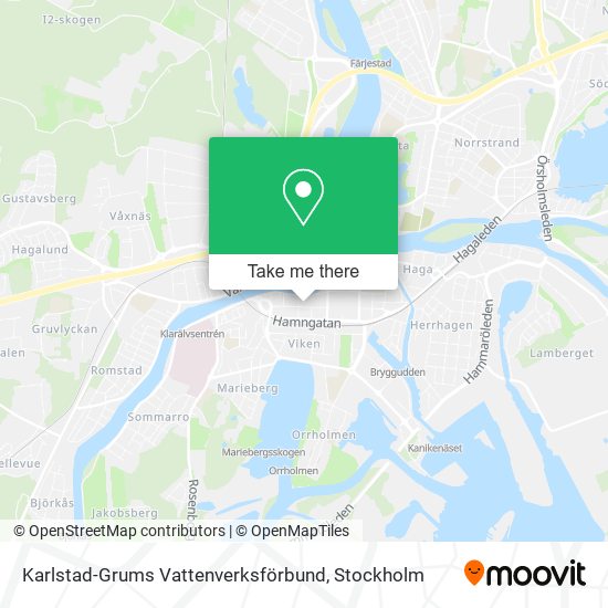 Karlstad-Grums Vattenverksförbund map