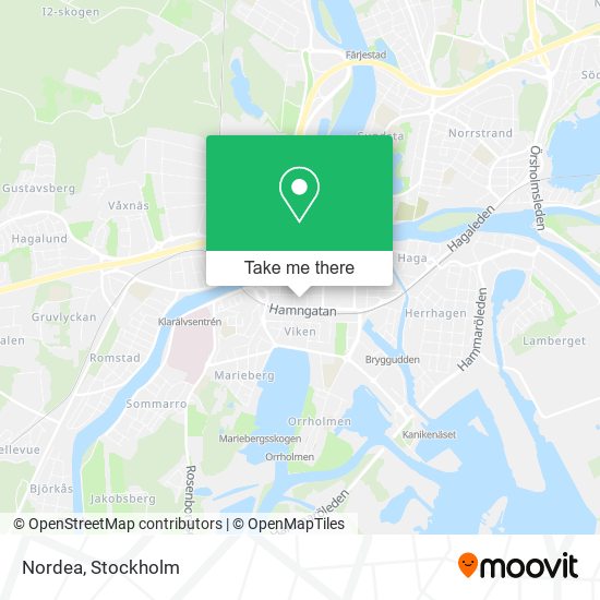 Nordea map