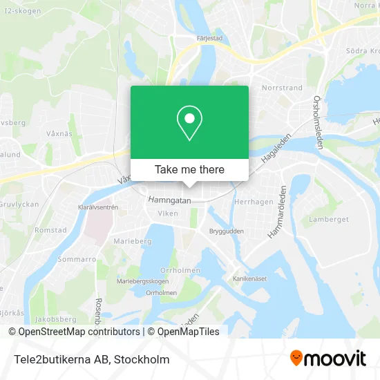 Tele2butikerna AB map