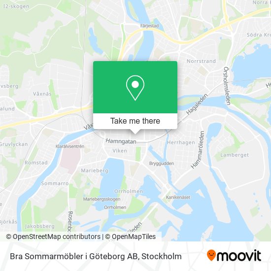 Bra Sommarmöbler i Göteborg AB map