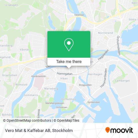 Vero Mat & Kaffebar AB map