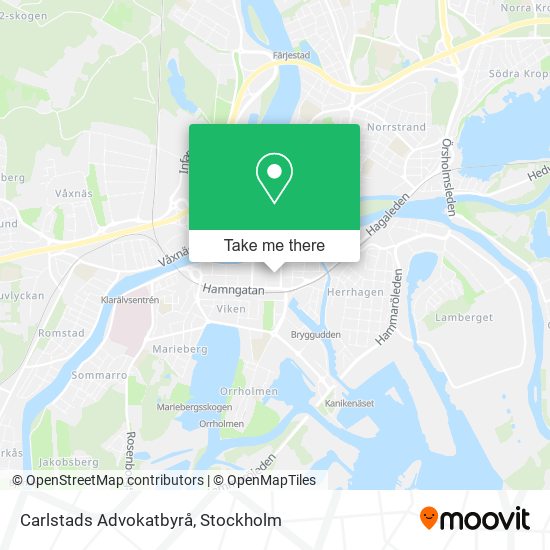 Carlstads Advokatbyrå map