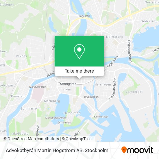 Advokatbyrån Martin Högström AB map