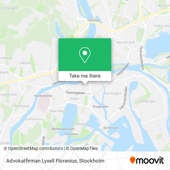 Advokatfirman Lyxell Florenius map