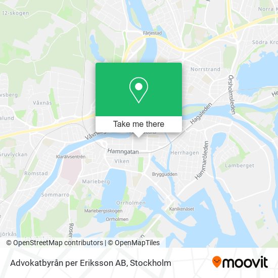 Advokatbyrån per Eriksson AB map