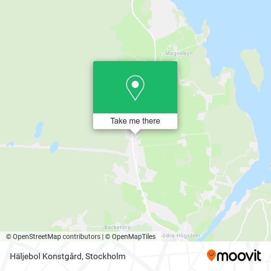 Häljebol Konstgård map