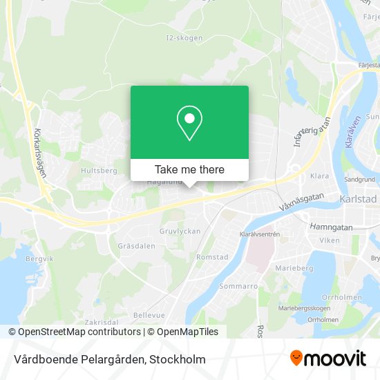 Vårdboende Pelargården map