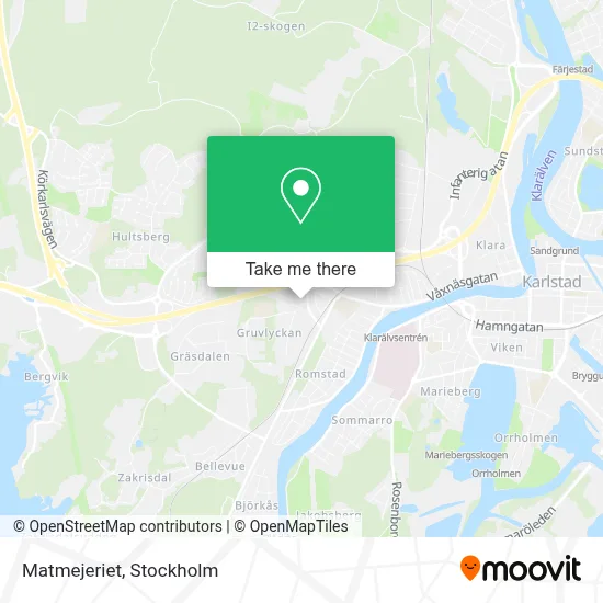 Matmejeriet map