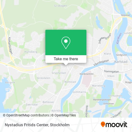 Nystadius Fritids Center map