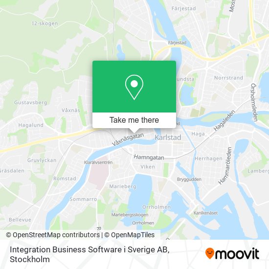 Integration Business Software i Sverige AB map