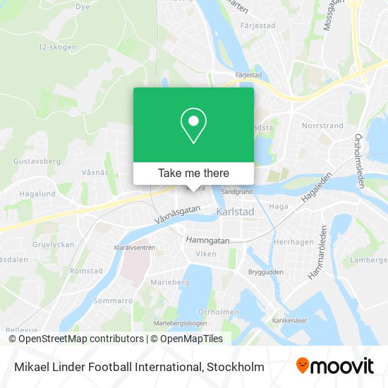 Mikael Linder Football International map